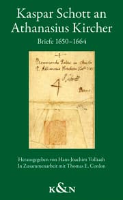 Cover von Kaspar Schott an Athanasius Kircher