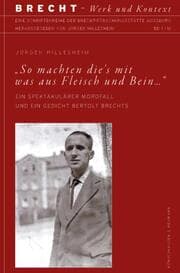 Cover von So machten dies mit was aus Fleisch und Bein ...