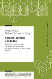 Cover von Sprache, Technik und Kultur