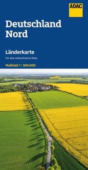 Cover von ADAC Länderkarte Deutschland Nord 1:500.000