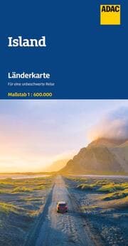 Cover von ADAC Länderkarte Island 1:600.000