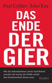 Cover von Das Ende der Gier