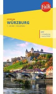 Cover von Falk Cityplan Würzburg 1:15.000