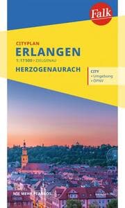 Cover von Falk Cityplan Erlangen 1:17.500