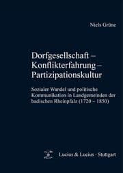 Cover von Dorfgesellschaft - Konflikterfahrung - Partizipationskultur