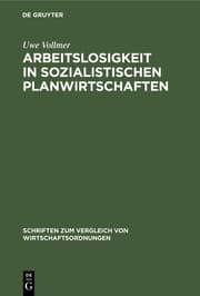 Cover von Arbeitslosigkeit in sozialistischen Planwirtschaften