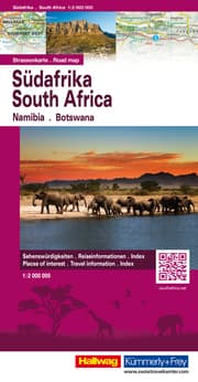 Cover von Südafrika, Namibia, Botswana Strassenkarte 1:2 Mio.