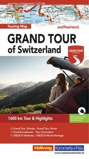 Cover von Hallwag Strassenkarte Grand Tour of Switzerland Map 1:275.000