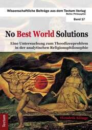 Cover von No Best World Solutions