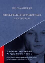 Cover von Schriften aus dem Nachlass Wolfgang Harichs: Widerspruch und Widerstreit - Studien zu Kant