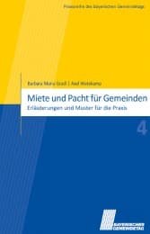 Cover von Miete und Pacht für Gemeinden