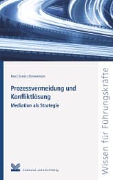 Cover von Prozessvermeidung und Konfliktlösung