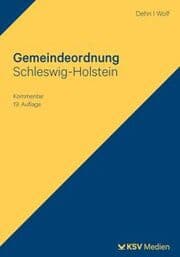 Cover von Gemeindeordnung Schleswig-Holstein