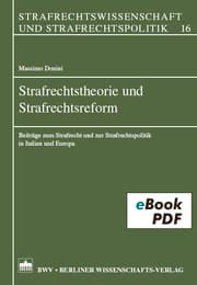 Cover von Strafrechtstheorie und Strafrechtsreform