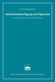 Cover von Mitarbeiterbeteiligung und Eigentum