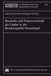 Cover von Haushalts- und Finanzwirtschaft der Länder in der Bundesrepublik Deutschland