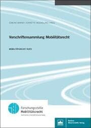Cover von Vorschriftensammlung Mobilitätsrecht