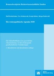 Cover von Die rentenpolitische Agenda 2030