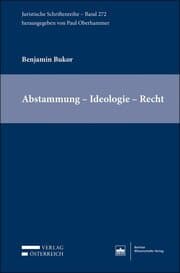 Cover von Abstammung - Ideologie - Recht