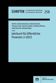 Cover von Jahrbuch für öffentliche Finanzen (2023) 2