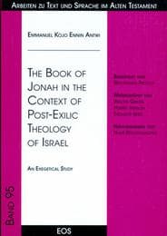 Cover von The Book of Jonah in the Context of Post-Exilic Theology of Israel