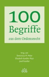 Cover von 100 Begriffe aus dem Ordensrecht
