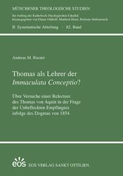 Cover von Thomas als Lehrer der Immaculata Conceptio?
