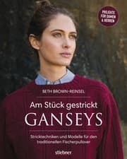 Cover von Am Stück gestrickt: Ganseys