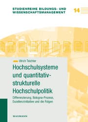 Cover von Hochschulsysteme und quantitativ-strukturelle Hochschulpolitik