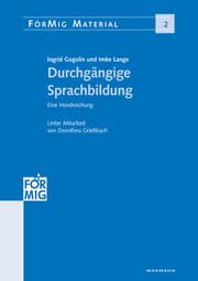 Cover von Durchgängige Sprachbildung