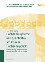 Cover von Hochschulsysteme und quantitativ-strukturelle Hochschulpolitik