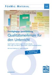 Cover von Durchgängige Sprachbildung. Qualitätsmerkmale für den Unterricht