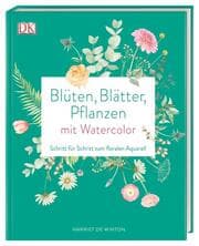 Cover von Blüten, Blätter, Pflanzen malen mit Watercolor