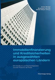 Cover von Immobilienfinanzierung und Kreditsicherheiten in ausgewählten europäischen Ländern