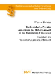 Cover von Rechtsbehelfe Privater gegenüber der Hoheitsgewalt in der Russischen Föderation