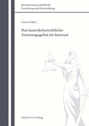 Cover von Das lauterkeitsrechtliche Trennungsgebot im Internet