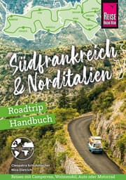 Cover von Reise Know-How Roadtrip Handbuch Südfrankreich & Norditalien