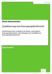 Cover von Qualifizierung zum Entsorgungsfachbetrieb