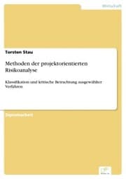 Cover von Methoden der projektorientierten Risikoanalyse