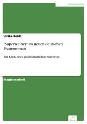 Cover von 'Superweiber' im neuen deutschen Frauenroman