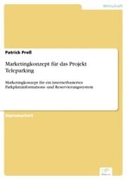 Cover von Marketingkonzept für das Projekt Teleparking