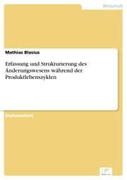 Cover von Erfassung und Strukturierung des Änderungswesens während der Produktlebenszyklen