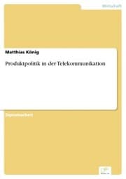 Cover von Produktpolitik in der Telekommunikation
