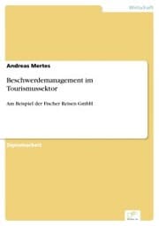 Cover von Beschwerdemanagement im Tourismussektor