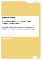 Cover von Vertriebsstrukturen im Tourismus im Zeitalter des Internets