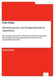 Cover von Menschenrechte und Zivilgesellschaft in Argentinien
