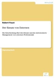 Cover von Der Einsatz von Externen