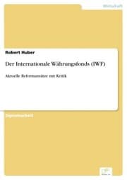 Cover von Der Internationale Währungsfonds (IWF)