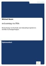 Cover von m-Learning via PDA