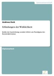 Cover von Erfindungen der Wirklichkeit